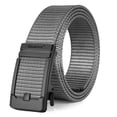 thumbnail image 1 of FAIRWIN Ratchet Belt for Men Nylon Web Work Belt with Automatic Buckle,Gray,Waist 28"-34", 1 of 7