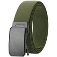 thumbnail image 1 of FAIRWIN Ratchet Belts for Men Nylon Web Golf Work Belt with Automatic Buckle, Green, 1 of 8
