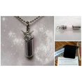 thumbnail image 1 of FAIRY ANGEL CREMATION URN with Engraved Heart - Includes Velvet Pouch, Ball-Chain, Fill-Kit, Instructions, 1 of 2