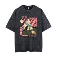 thumbnail image 1 of FAIRY TAIL T-shirt with short sleeves Happy Vintage wash men's and women's summer sweatshirts, 1 of 5