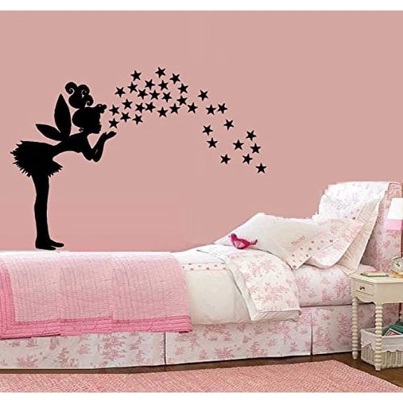 FAIRY WITH STARS #1 ~ WALL DECAL 20" X 30"