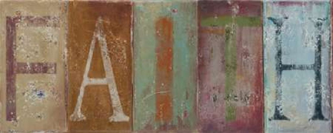 FAITH Canvas Art - Patricia Pinto (10 x 20)