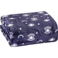 thumbnail image 1 of FAITH, HOPE, LOVE HOME DÉCOR Ultra Plush Queen Size Protective Symbol Microplush Blanket (90" x 90") - Evil Eye, 1 of 3