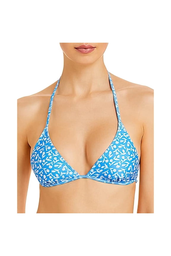 THE BRAND Women's Gordes Bikini Top, Maddy Floral Print - Vintage B, L