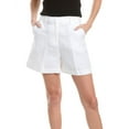 thumbnail image 1 of FAITHFULL THE BRAND womens  Antibes Linen Short, 2, White, 1 of 4