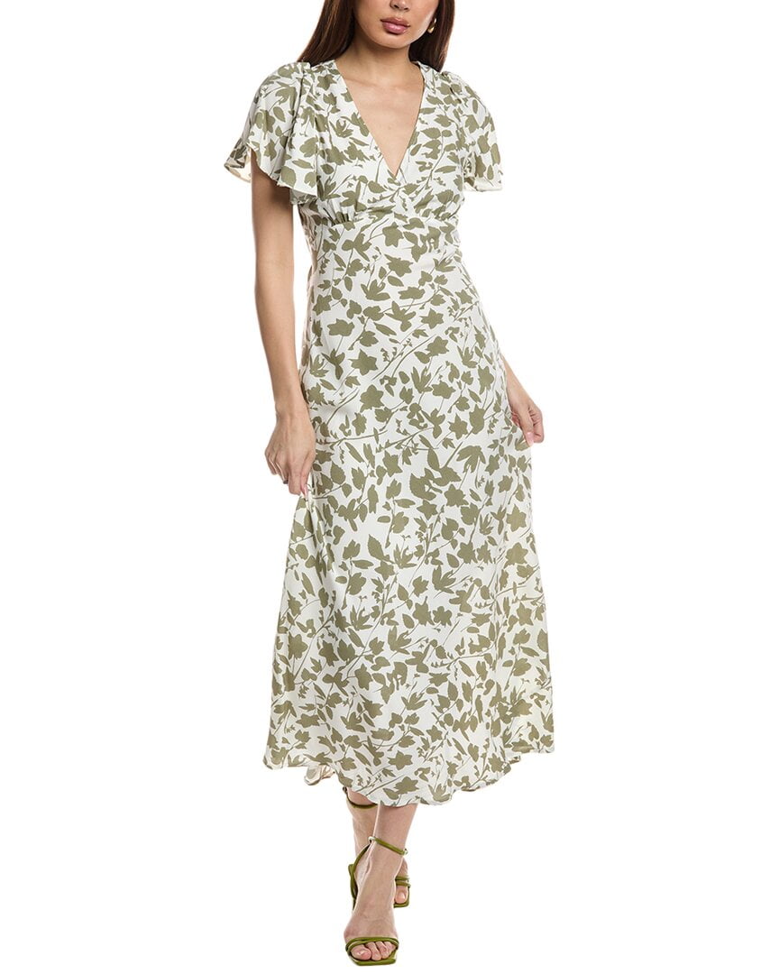 green emerald velvet dress Pau Midi Dress Green