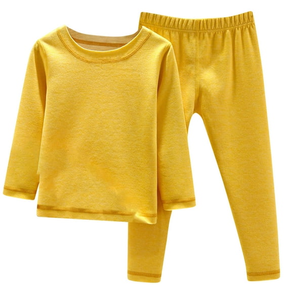 FAIWAD 2 Piece Suit for Boys Girls Long Sleeve Tops with Straight Pants Fall Winter Casual Comfy Set