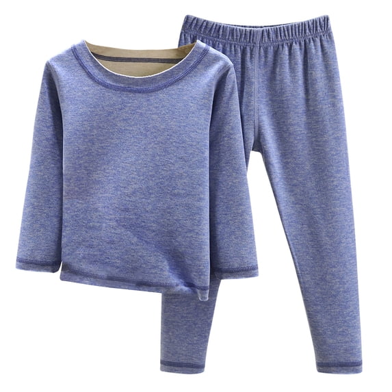 FAIWAD 2 Piece Suit for Boys Girls Long Sleeve Tops with Straight Pants Fall Winter Casual Comfy Set