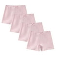 thumbnail image 1 of FAIWAD 4Pcs Kids Girls Safety Shorts Bowknot Ballet Dance Shorts Full Coverage Stretchy Cotton Boyshorts Undershorts Briefs, 1 of 2