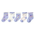 thumbnail image 1 of FAIWAD 5Pairs Cute Crew Socks for Teen Girls Embroidered Non Slip Ankle Socks Toddler Crew Cotton Breathable Socks, 1 of 9