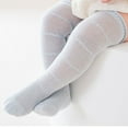 thumbnail image 1 of FAIWAD Baby Girls Boys Cotton Tights Ruffle Thin Hollowed Footed Socks Toddlers Comfy Stretchy Long Socks, 1 of 5