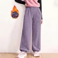 thumbnail image 1 of FAIWAD Boys Girls Fleece Sweatpants Unisex Kids Winter Warm Fuzzy Pants Winter Warm Plush Pajama Pants, 1 of 9