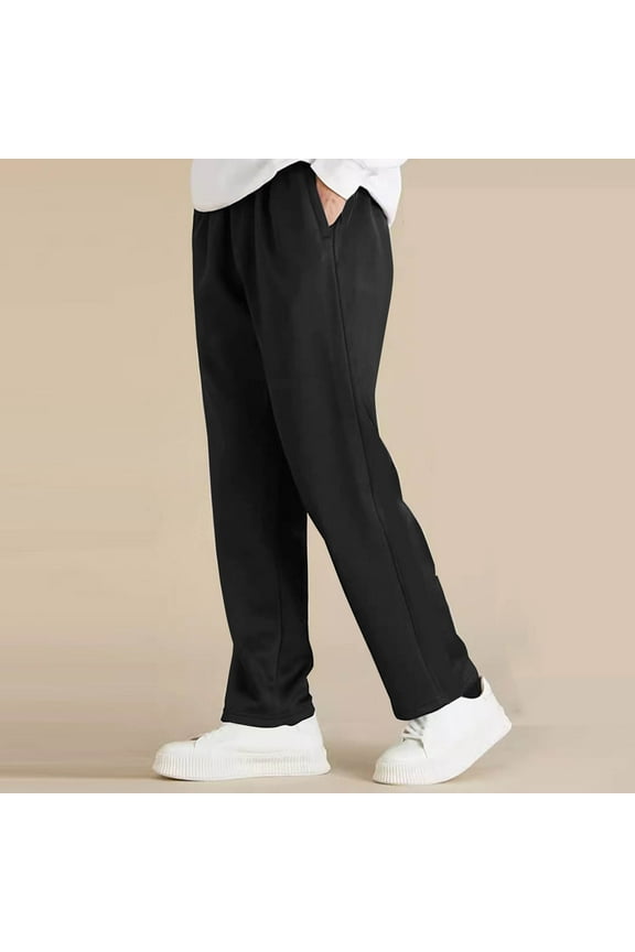 Boys Girls Sweatpants Elastic Waist Lightweight Joggers Pants with Side Stripe Kids Active Sports Pants for 8-18Y