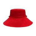 thumbnail image 1 of FAIWAD Bucket Hat for Women Men Wide Brim Sun Hats Outdoor Summer Foldable Fisherman Cap with Drawstring, 1 of 2