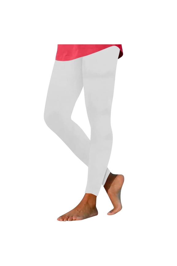 Fleece Lined Leggings Women Thermal Warm High Waist Yoga Pants Stretchy Workout Winter Tights