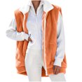 thumbnail image 1 of FAIWAD Fleece Vest Women Full Zip Sleeveless Fuzzy Sherpa Outerwear Winter Warm Fuzzy Outerwear Outdoor Daily Casual Outfits, 1 of 8