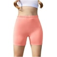 thumbnail image 1 of FAIWAD Girls Cotton Boy Shorts Stretch Elastic High Waist Underwear Basic Yoga Biker Athletic Short Leggings for Kids, 1 of 9