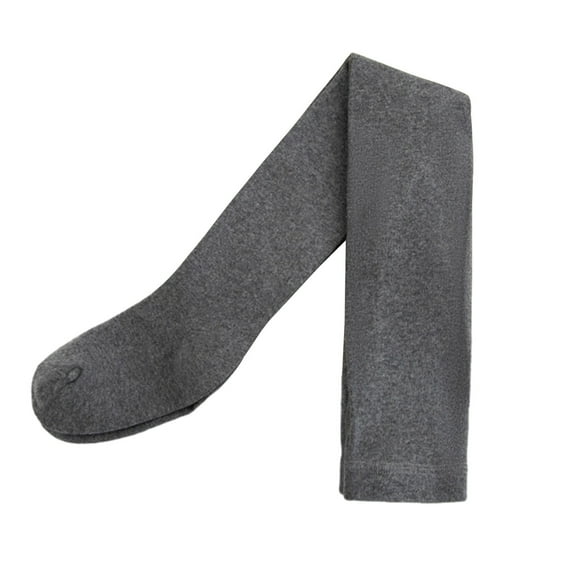 FAIWAD Girls Knee High Thermal Socks Winter Warmth Stretchy Long Socks Kids Basic Solid Color Mid Calf Stocking