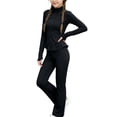 thumbnail image 1 of FAIWAD Girls Yoga Sets 2 Piece Outfits Long Sleeve Zip up Jacket and Leggings Athletic Gym Set, 1 of 8