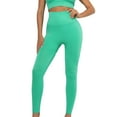 thumbnail image 1 of FAIWAD High Waist Yoga Pants for Women Solid Color Workout Running Stretchy Yoga Leggings, 1 of 5