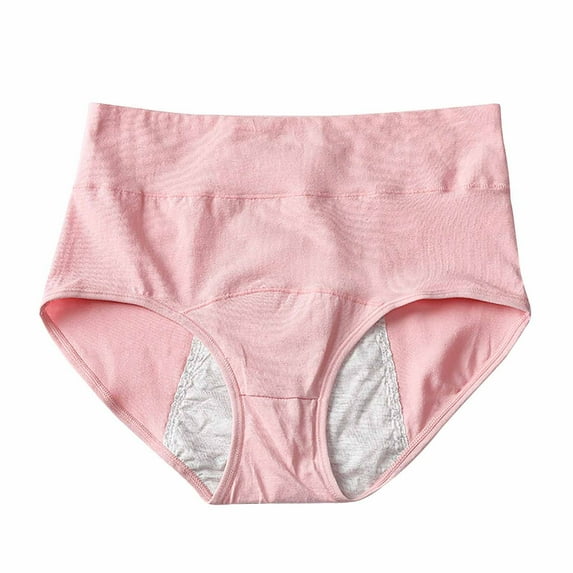 FAIWAD Hipster Cotton Panties for Women Elastic High Waist Seamless Brief Breathable Stretch Soft Panties