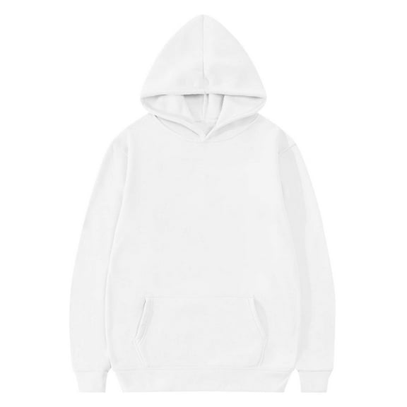 FAIWAD Hoodies for Teen Girls Boys Cute Oversized Trendy Long Sleeve Hooded Kids Casual Plain Sweatshirts Unisex Clothes
