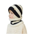 thumbnail image 1 of FAIWAD Kids Boys Girls Scarf Beanie Hat Set Toddler Winter Thick Knitted Warm 2Piece Outdoor Warm Outfits, 1 of 5