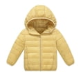 thumbnail image 1 of FAIWAD Kids Lightweight Puffer Jacket Zip up Quilted Jacket with Hood Fall Winter Coat for Boys Girls, 1 of 9
