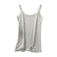 thumbnail image 1 of FAIWAD Lace Camisole for Women Sleeveless Slim Stretch Ribbed Cami Tank Tops Summer Lightweight Undershirt Vest, 1 of 3