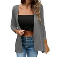 thumbnail image 1 of FAIWAD Lightweight Cardigans for Women Long Sleeve Open Front Casual Loose Outwear Work Business Wedding Cardigans, 1 of 9