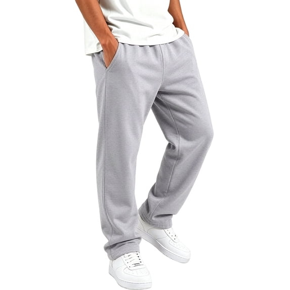 FAIWAD Boys' Sweatpants Kids Solid Color Elastic Waist Jogger Pants with Pockets Casual Athletic Track Pants