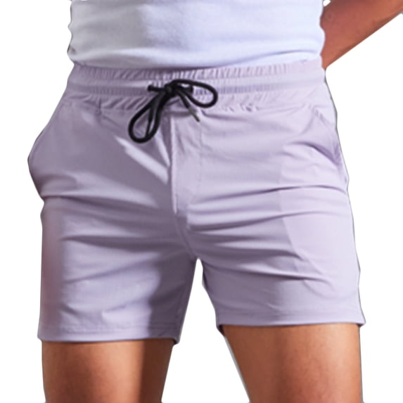 FAIWAD Men Cargo Shorts Loose Elastic Waist Shorts Hiking Jogger Shorts with Pocket Summer Casual SweatShorts