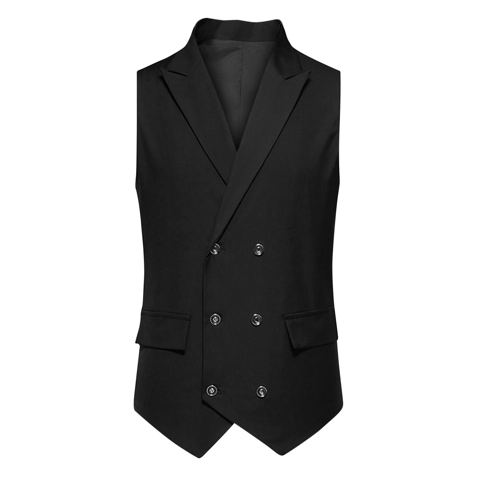 COOFANDY Men's Casual Suit Vest V-Neck Lightweight Slim Fit Wedding Business Dress Waistcoat