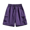 thumbnail image 1 of FAIWAD Men's Casual Shorts Elastic Waist Hiking Multi-Pockets Cargo Shorts Comfy Lightweight Golf Outdoor Shorts, 1 of 4