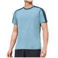 thumbnail image 1 of FAIWAD Mens Big and Tall Shirt Short Sleeve Quick Dry Athletic T-Shirt Gym Workout Running Outdoor Beach Tops, 1 of 6