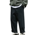 thumbnail image 1 of FAIWAD Mens Cargo Pants Casual Drawstring Joggers Wide Leg Lightweight Loose Outdoor Streetwear Trousers, 1 of 6