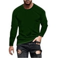 thumbnail image 1 of FAIWAD Mens Long Sleeve Tops Crew Neck Long Sleeve Basic Undershirts Casual Workout Athletic Comfy Shirts, 1 of 5