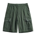 thumbnail image 1 of FAIWAD Mens Multi-Pockets Cargo Shorts High Waist Lounge Shorts Streetwear Loose Workout Shorts, 1 of 3