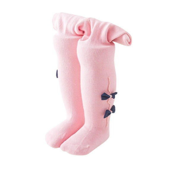 FAIWAD Newborn Baby Girls Cotton Tights Infant Bowknot Soft Knit Stockings Stretchy Daily Pantyhose