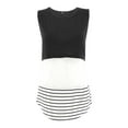 thumbnail image 1 of FAIWAD Nursing Tank Tops for Breastfeeding Sleeveless Loose Striped Pullover Maternity Clothes for Women, 1 of 5