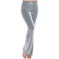 thumbnail image 1 of FAIWAD Pants for Women Vintage Velvet Plus Size High Waisted Drawstring Pockets Trousers Comfy Stretch Dressy Work Pants, 1 of 8