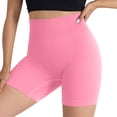 thumbnail image 1 of FAIWAD Shorts for Women High Waist Slim Shapewear Butt Lifting Tights Seamless Stretchy Athletic Workout Short Pants, 1 of 5