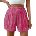 thumbnail image 1 of FAIWAD Shorts for Womens Elastic High Waisted Casual Loose Pants Athletic Pocket Outdoor Sweat Shorts, 1 of 7
