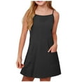 thumbnail image 1 of FAIWAD Summer Dresses for Kids Girls Adjustable Strap Sleeveless Breathable Tank Dresses Casual Athletic Short Sundresses, 1 of 8