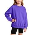 thumbnail image 1 of FAIWAD Sweatshirts for Kids Cotton Long Sleeve Crewneck Pullover Tops Boys Girls Casual School Oversized Clothes, 1 of 9