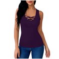 thumbnail image 1 of FAIWAD Tank Tops for Women Scoop Neck Casual Camisole Summer Sleeveless Slim Stretch Blouses, 1 of 7