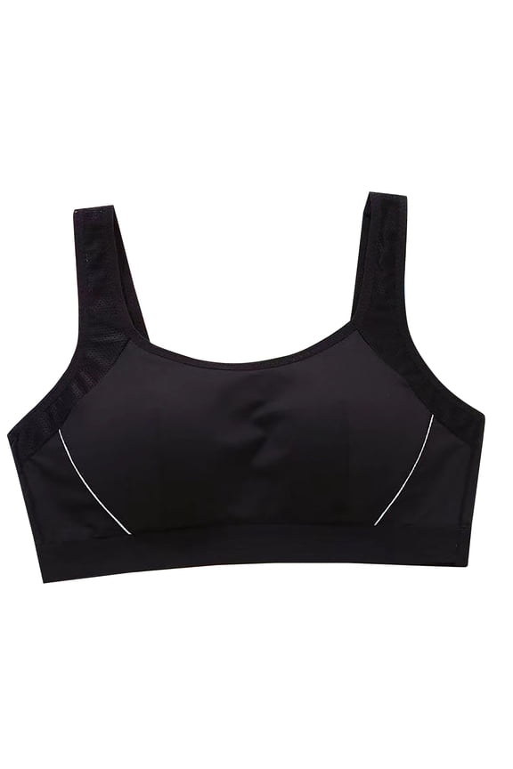 Teen Girls Sports Bras with Breathable Pads Wirefree Stretch Quick Dry Training Bras for Girls