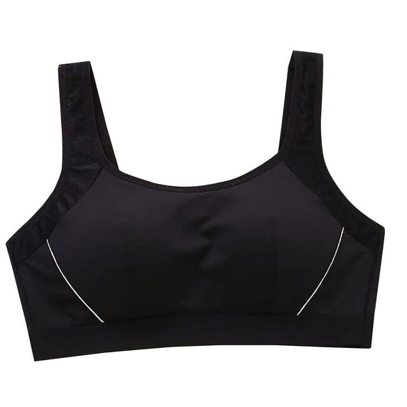 FAIWAD Teen Girls Sports Bras with Breathable Pads Wirefree Stretch Quick Dry Training Bras for Girls