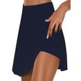 thumbnail image 1 of FAIWAD Tennis Skirts for Women Golf Athletic Activewear Summer Solid Color Skorts with Inner Workout Shorts, 1 of 5
