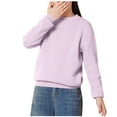 thumbnail image 1 of FAIWAD Toddler Boys Girls Knit Sweaters Crew Neck Long Sleeve Thermal Warm Pullover Tops Kids Thick Baselayer Underwear 2-14Y, 1 of 7